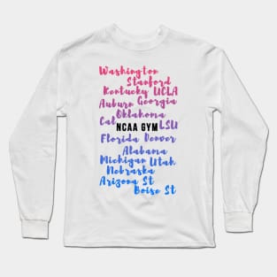 NCAA Gym Teams Long Sleeve T-Shirt